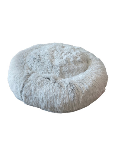 Pelech oválny Shaggy biely 60cm