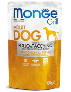 Monge dog grill kapsička kura s morkou 100g