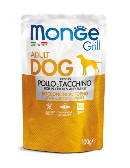 Monge dog grill kapsička kura s morkou 100g