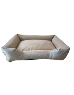 Pelech s okrajmi  2XL 120x90 EKO/Velúr béžový