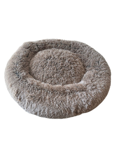 Pelech oválny Shaggy hnedý 80cm