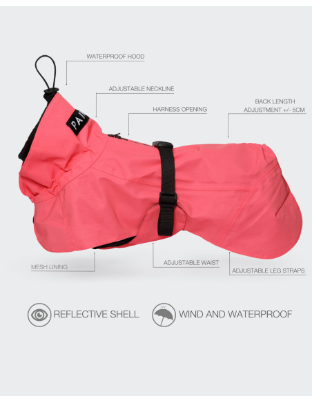 PAIKKA Pršiplášť Lite Hot Pink 60 cm