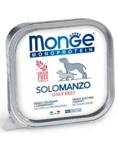 Monge Monoprotein Paté paštéta pre psov s hovädzím mäsom 150 g | SkyZoo.sk