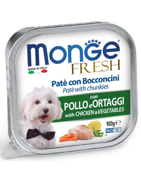 Monge fresh vanička paté s kuraťom a zeleninou 100g