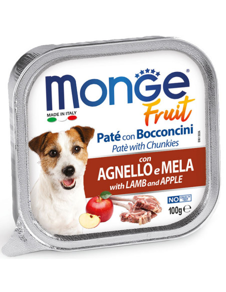 Monge FRUIT vanička paté jahňa a jablkom AGNELLO MELLA 100g