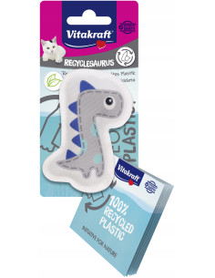 VK recyklosaurus hračka pre mačky s catnipom