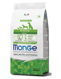 Monge granule pre dopelých psov králik ryža, zemiaky