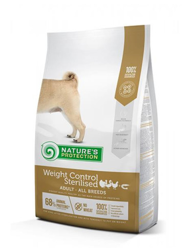 Natures P dog adult weight control sterilised poultry with krill all breeds 4 kg