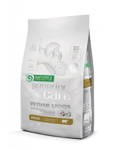 Natures P Superior care white dog adult lamb small&mini