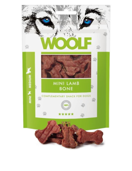 Pamlsok Woolf Dog Lamb Mini Bone 100 g