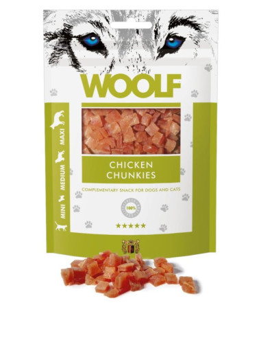 Pamlsok Woolf Dog Chicken Chunkies 100 g
