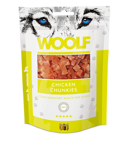 Pamlsok Woolf Dog Chicken Chunkies 100 g