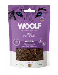 Pamlsok Woolf Dog Soft Cubes jeleň 100g
