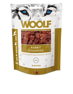 Pamlsok Woolf Dog/Cat Rabbit Chunkies 100 g