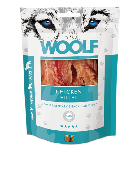 Pamlsok Woolf Dog Chicken Fillet 100 g