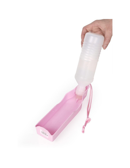 Cestovná fľaša na vodu, 500ml ružová