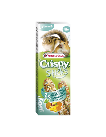 Pamlsok VL Crispy Sticks tyčinky s exotickým ovocím pre škrečky a veveričky 2x55 g