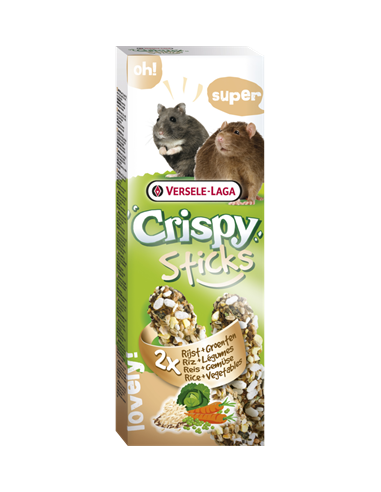 Pamlsok VL Crispy Sticks Hamsters-Rats Rice & Vegetables-ryža a zelenina, škrečok/potkan 2