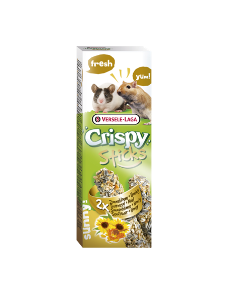 Pamlsok VL Crispy Sticks Gerbils-Mice Sunflower & Honey- slnečnica a med, pieskomil/myška