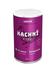 konzerva LOUIE kačacia s ryžou 1200g 2