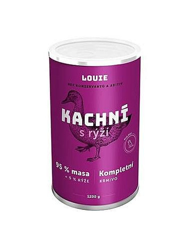 konzerva LOUIE kačacia s ryžou 1200g