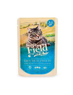 Sam's Field kapsička pre mačky ryba & hrášok 85g