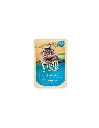 Sam´s Field kapsička pre mačky ryba & hrášok 85g