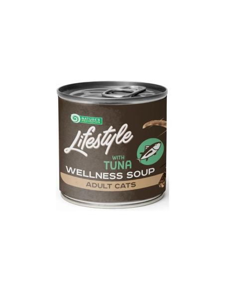 Natures P POLIEVKA cat adult Lifestyle Digestion s tuniakom 140 ml