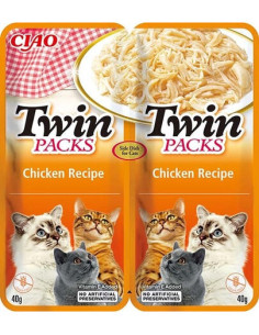 Inaba Twin Packs Cat kapsička kura 80g