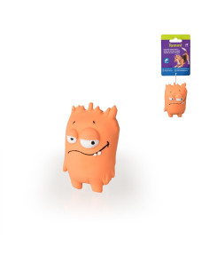 Hračka pískacia oranžová príšerka - latex