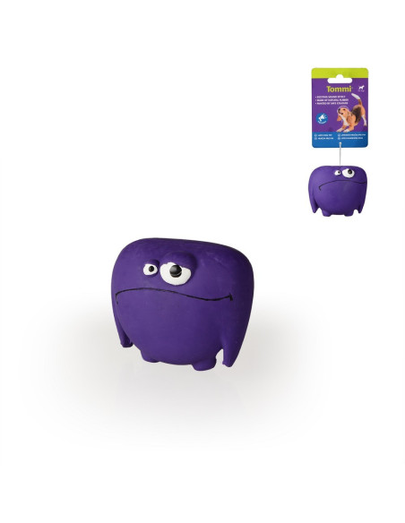 Hračka pískacia fialová príšerka - latex