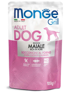 Monge dog grill Maiale bravčová kapsička 100g