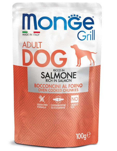 Monge grill kapsička s lososom SALMONE 100g