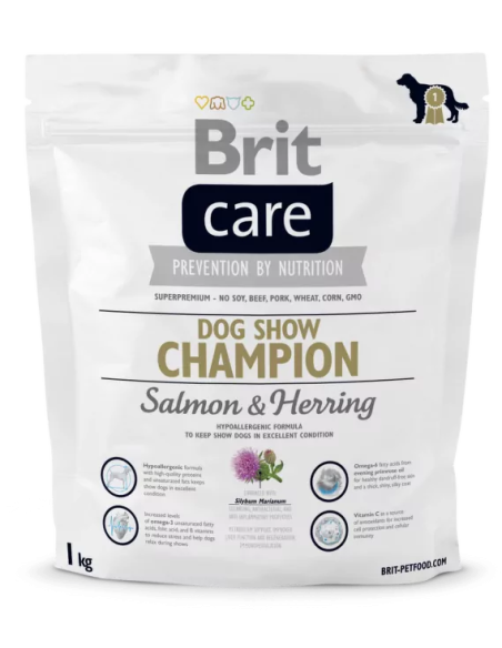 Brit Care dog Hypoallergenic dog Show Champion 1 kg
