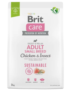 Brit Care dog Sustainable Adult Small Breed 3 kg