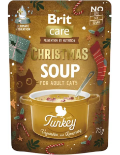 Brit Care Cat Christmas morčacia polievka 75 g