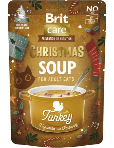 Brit Care Cat Christmas morčacia polievka 75 g
