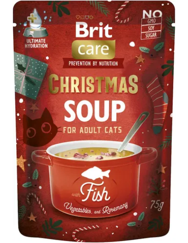 Brit Care Cat Christmas rybacia polievka 75 g