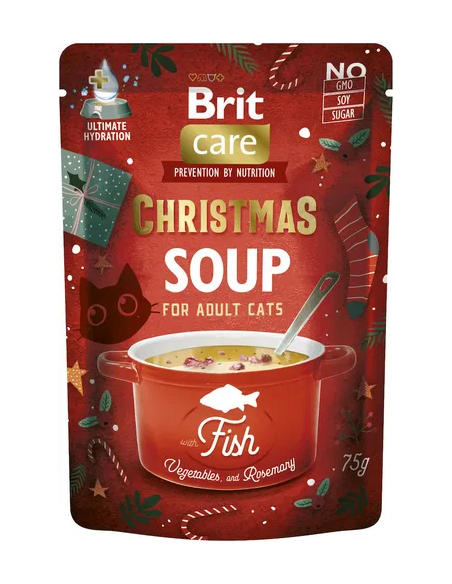 Brit Care Cat Christmas rybacia polievka 75 g
