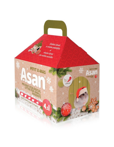Asan Petit Vianočná edícia pre hlodavce 4,5 L