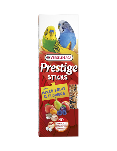 Pamlsok VL Prestige pre andulky mix ovocie a kvety 2x60g