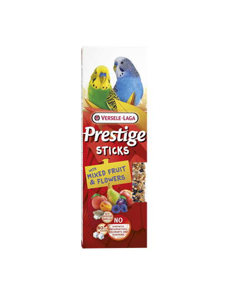 Pamlsok VL Prestige pre andulky mix ovocie a kvety 2x60g
