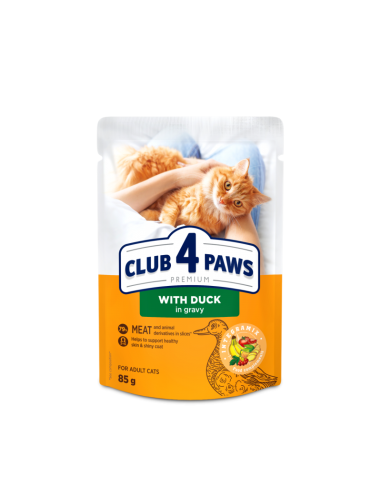 club4paws kaps kačka v omáčke 100g