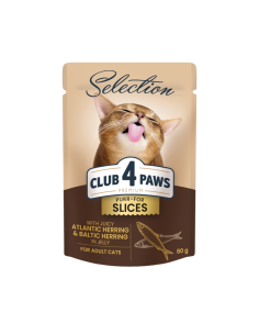 CLUB 4 PAWS Atlantic herring and Baltic herring   80g