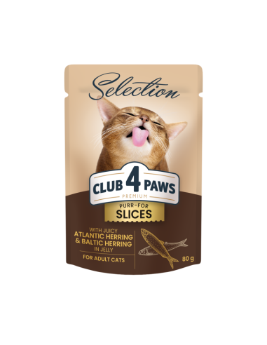 CLUB 4 PAWS Atlantic herring and Baltic herring   80g