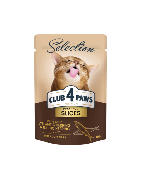 CLUB 4 PAWS Atlantic herring and Baltic herring   80g