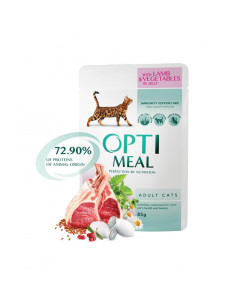 OPTIMEAL kapsička jahňacie so zeleninou v želé 85g