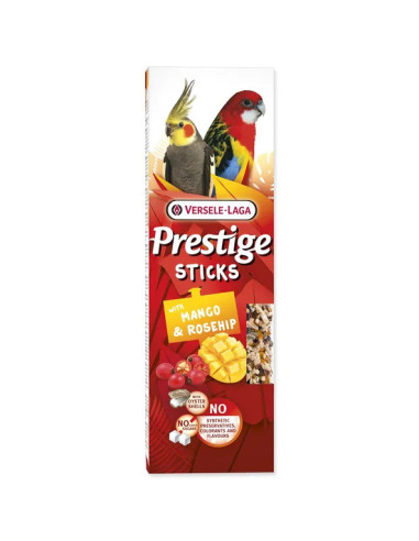 VL Prestige tyčinky pre stredné papagáje, mango a šípky 2ks