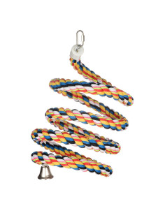 Bavlnená špirála so zvončekom, veľký papagáj