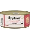 Applaws cat konzerva kura & kačka vo vývare 70g